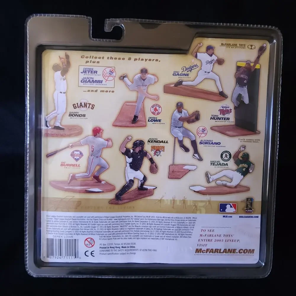 Derek Lowe 2003 McFarlane Figure MLB Baseball Boston Red Sox #32 Jersey Series 5
